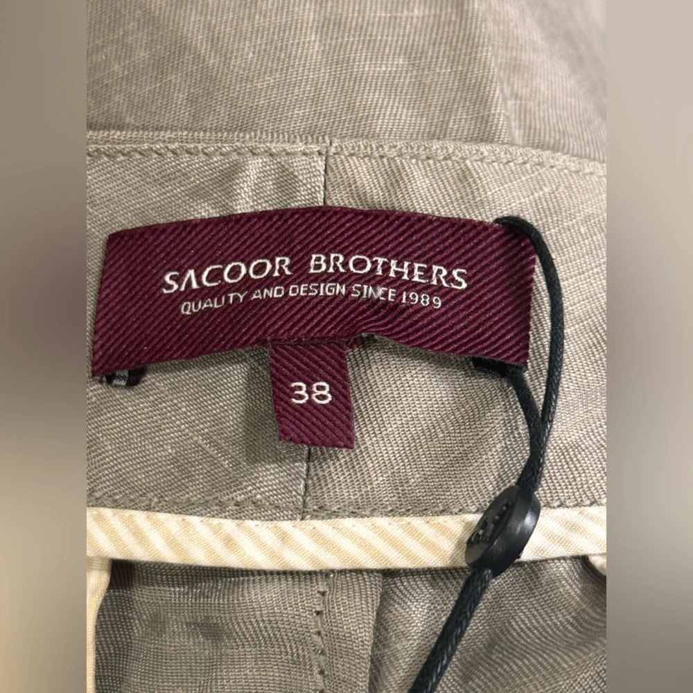 SACOOR BROTHERS Men's Gray Casual Pants